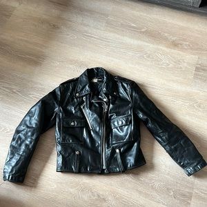 Vintage Harley Davidson amf moto grunge jacket size small medium no size tag